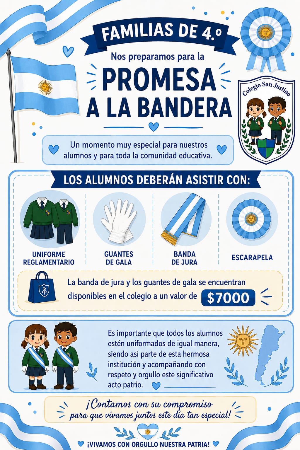 Promesa a la Bandera - 4.掳 Grado